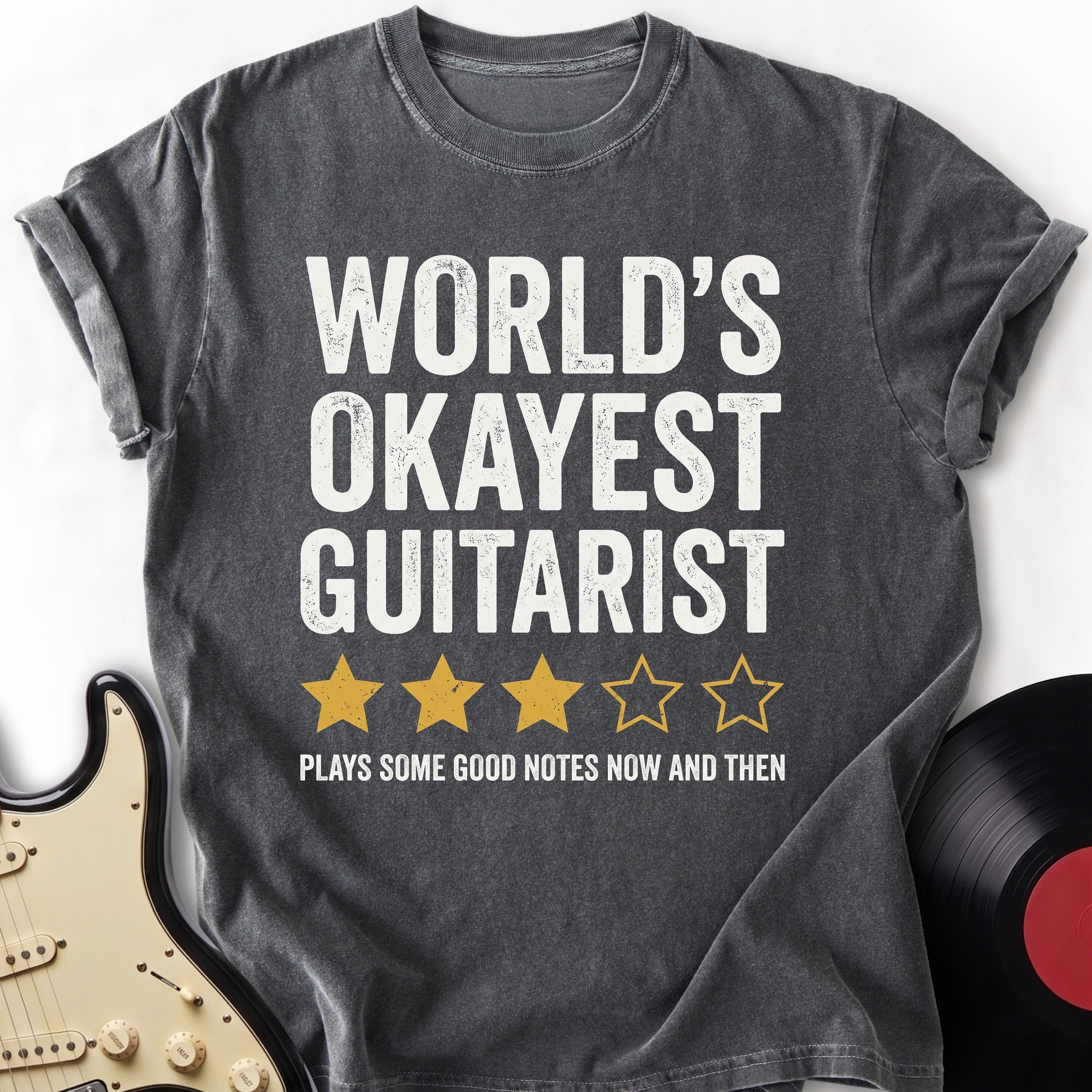 Worlds Okayest Guitarist T-shirt